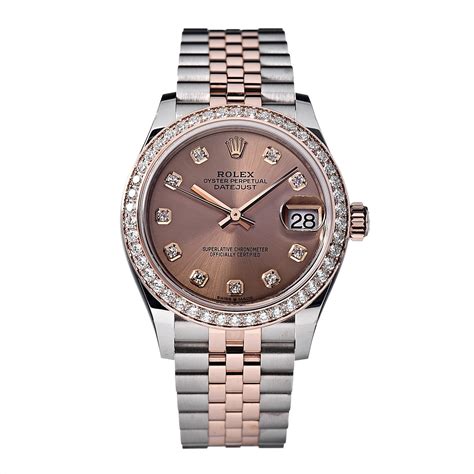 rolex datejust 31 everose gold